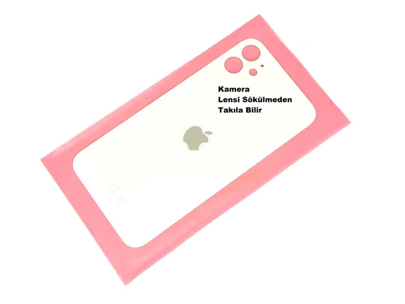 Tkgz İPhone 11 Arka Kapak (CAM) Beyaz ürün görseli 1