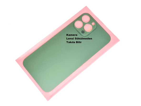 Tkgz İPhone 13 PRO MAX Arka Kapak (CAM) Yeşil ürün görseli 1