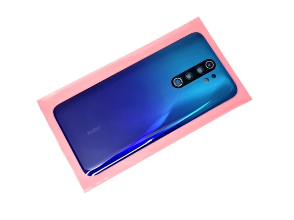 Tkgz Xiaomi Redmi NOTE 8 PRO Arka Kapak (Cam Kamera Camı) Mavi ürün görseli 1