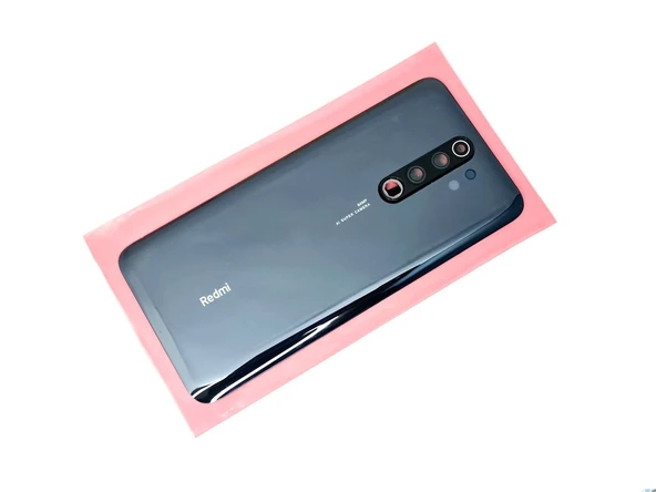 Tkgz Xiaomi Redmi NOTE 8 PRO Arka Kapak (Cam Kamera Camı) Siyah ürün görseli 1