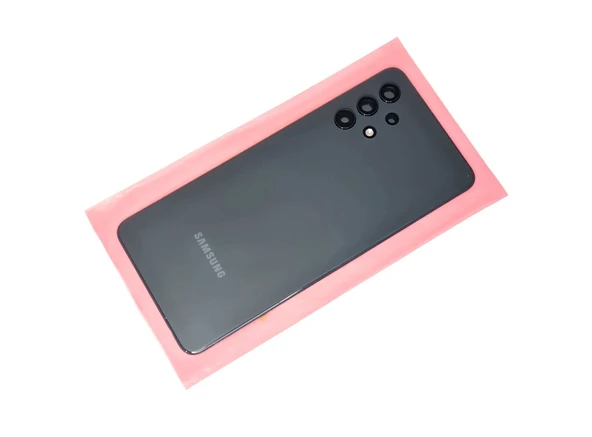 Tkgz Samsung Galaxy A32 A325 Arka Pil Batarya Kapağı (FULL Kamera Lensli) SİYAH ürün görseli 1