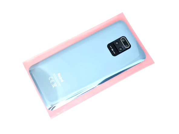Tkgz Xiaomi Redmi NOTE 9S Arka Kapak Batarya Kapağı (Kamera Camı) Gri ürün görseli 1