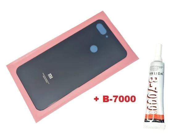 Tkgz Xiaomi Mi 8 Lite Arka Kapak (CAM+B-7000) SİYAH ürün görseli 1