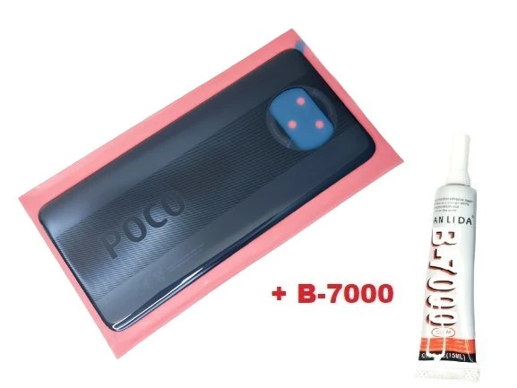 Tkgz Xiaomi POCO X3 / Poco X3 NFC Arka Kapak (CAM+B-7000) SİYAH ürün görseli 1