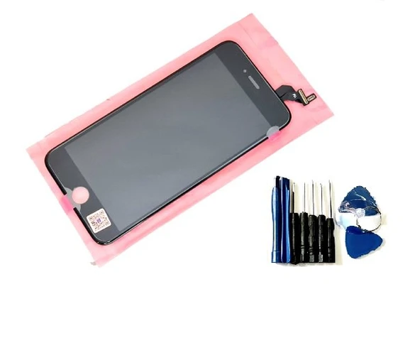 Tkgz İPhone 6S PLUS Lcd Ekran dokunmatik (LW Tamir SETİ) SİYAH ürün görseli 1