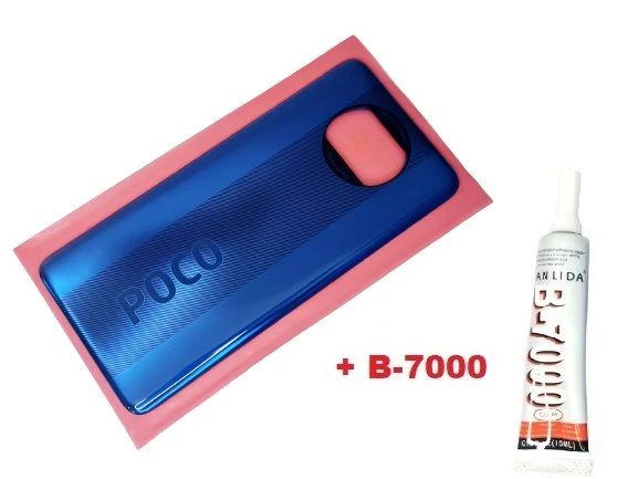 Tkgz Xiaomi POCO X3 / Poco X3 NFC Arka Kapak (CAM+B-7000) MAVİ ürün görseli 1
