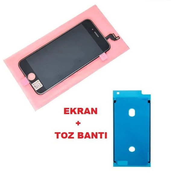 Tkgz İPhone 6S Lcd Ekran dokunmatik (+TOZBANTI LW Marka) SİYAH ürün görseli 1
