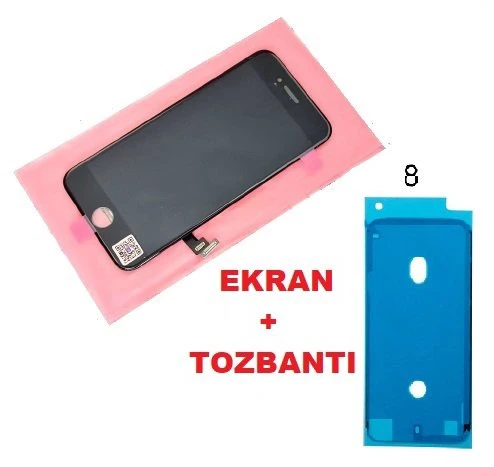 Tkgz İPhone 8 Lcd Ekran dokunmatik (+TOZBANTI LW Marka) SİYAH ürün görseli 1