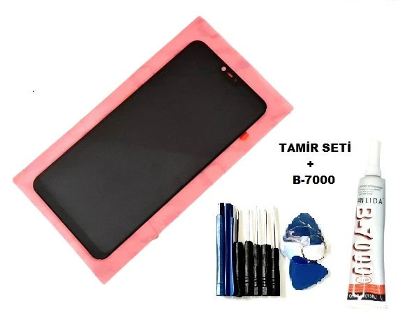 Tkgz Xiaomi Mi 8 Lite Lcd Ekran Dokunmatik (B-7000+Tamir Seti) ürün görseli 1