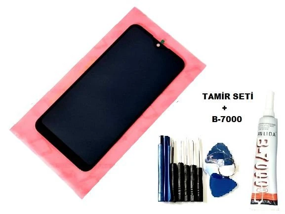 Tkgz Samsung Galaxy A01 SM-A015M Lcd Ekran Dokunmatik (B-7000+Tamir Seti) ürün görseli 1
