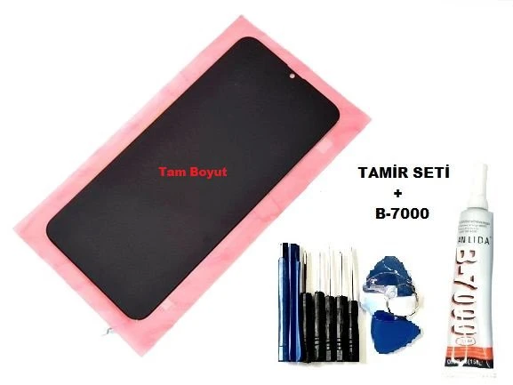Tkgz Samsung Galaxy A20 (A205) Lcd Ekran Dokunmatik (B-7000+Tamir Seti) ürün görseli 1