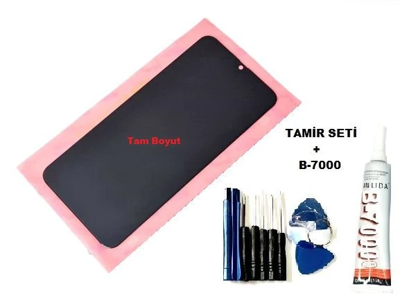 Tkgz Samsung Galaxy A30 (A305) Lcd Ekran Dokunmatik (B-7000+Tamir Seti) ürün görseli 1