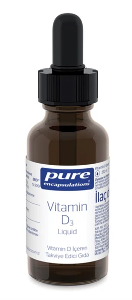 Pure Encapsulations Vitamin D3 Likit 22.5 mL ürün görseli 1