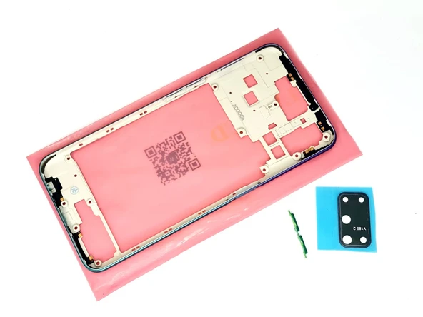 Oppo A72 kasa Arka Pil Batarya Kapağı MAVİ - Resim 3