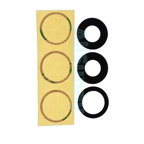 iPhone 11 PRO Arka Kamera Camı Lens Yapışkanlı - Resim 2