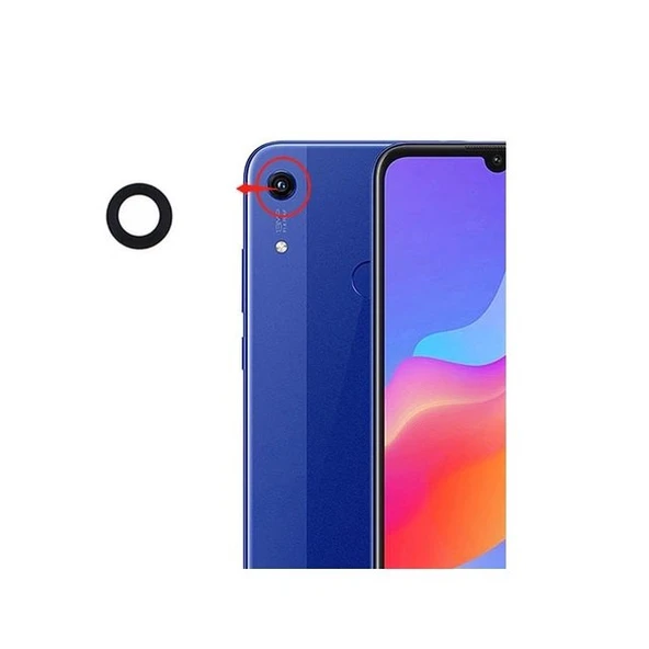 Tkgz Honor 8A Arka Kamera Camı Lens Yapışkanlı ürün görseli 1