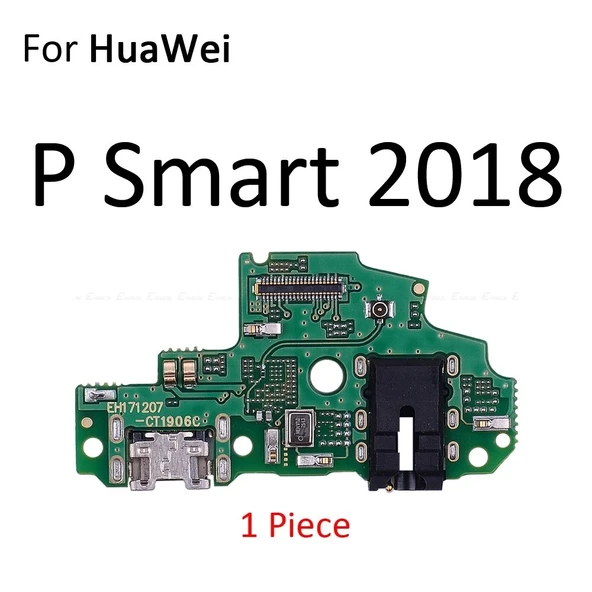 Tkgz - P Smart 2018 FULL Şarj Soketi Kulaklık Soketi ORJ ürün görseli 1