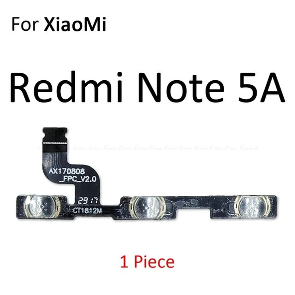 Xiaomi Redmi NOTE 5A/ 5A PRİME On Off Yan Ses Filmi ürün görseli 1