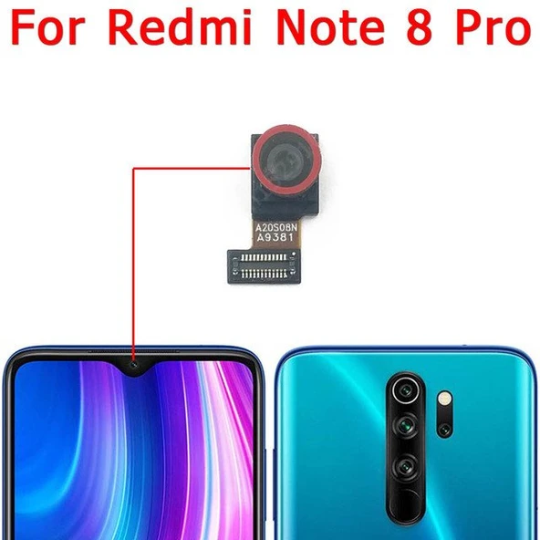 Xiaomi Redmi NOTE 8 PRO ORJ Ön Kamera ürün görseli 1
