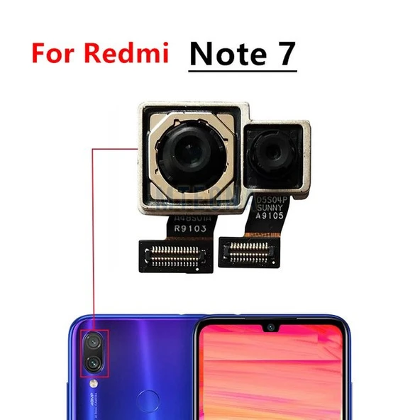 Xiaomi Redmi NOTE 7 Arka Kamera Orj ürün görseli 1