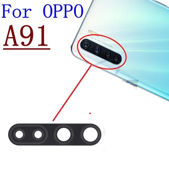 Oppo A91 Arka Kamera Camı Lens Yapışkanlı ürün görseli 1