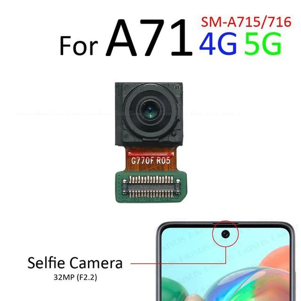 Samsung Galaxy A71 Ön Kamera (Orjinal) ürün görseli 1