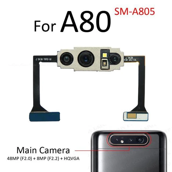 Samsung Galaxy A80 Arka Kamera (Orjinal) ürün görseli 1