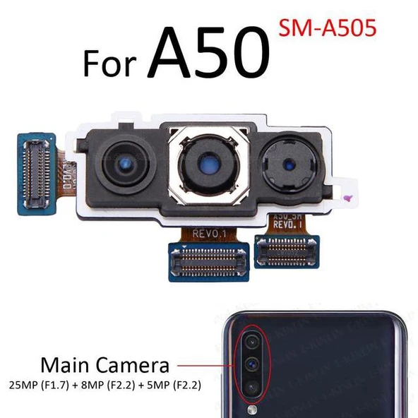 Samsung Galaxy A50 Arka Kamera (Orjinal) ürün görseli 1