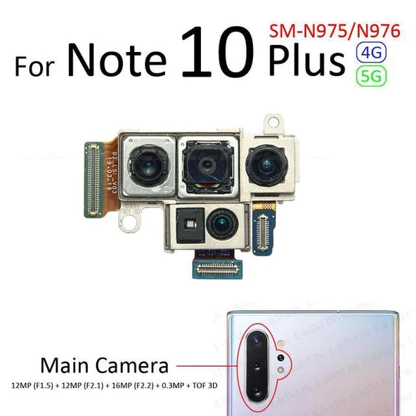 Samsung Galaxy NOTE 10 PLUS Arka Kamera (Orijinal) ürün görseli 1