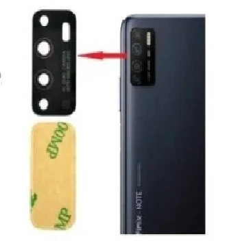 Infinix NOTE 7 LİTE Arka Kamera Camı Lens Yapışkanlı ürün görseli 1