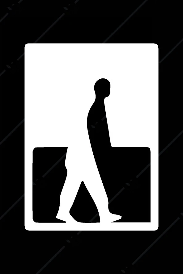 Yürüyen Adam Ahşap Duvar Dekoru Tablo - Resim 3
