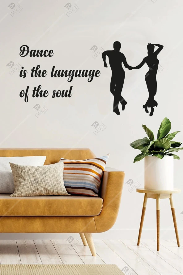 Dance Is The Language Of The Soul Duvar Dekor Hediyelik Eşya Ahşap Tablo ürün görseli 1