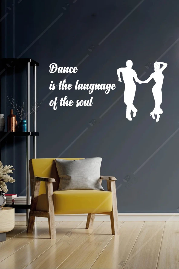 Dance Is The Language Of The Soul Duvar Dekor Hediyelik Eşya Ahşap Tablo ürün görseli 1