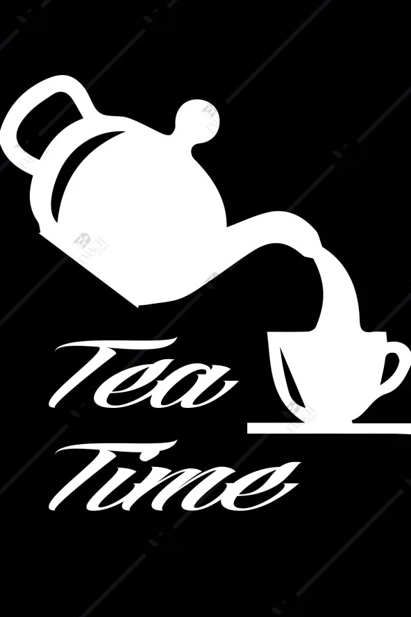 Tea Time Mutfak Ahşap Duvar Dekoru Tablosu - Resim 2