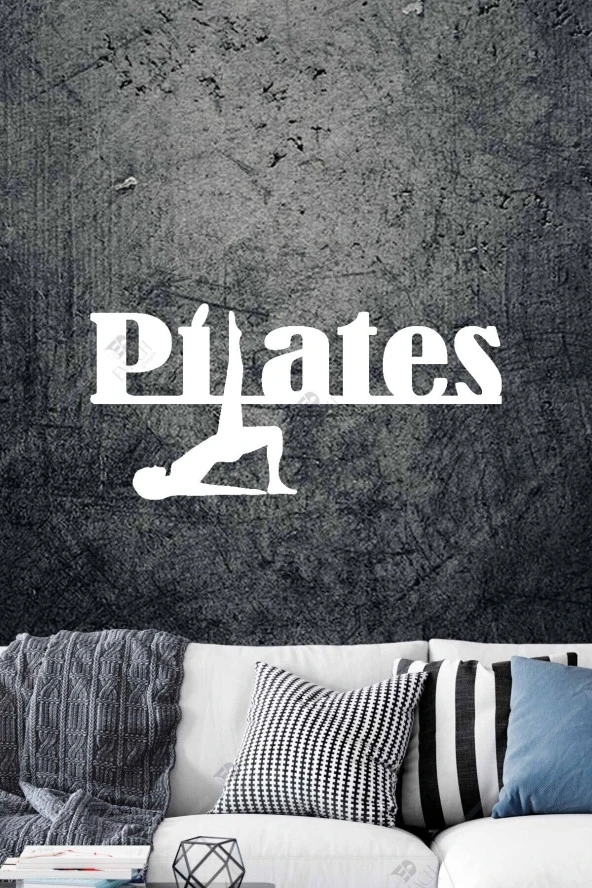 Pilates Duvar Dekor Hediyelik Eşya Ahşap Plates Tablo ürün görseli 1