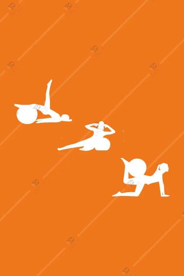 Pilates 3'lü Duvar Dekoru Seti Ahşap Tablo - Resim 3