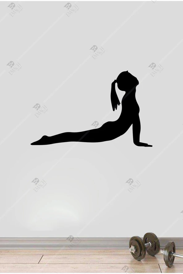 Fit Ve Motive Olmuş Fitness Kız Ahşap Duvar Dekor Tablosu ürün görseli 1
