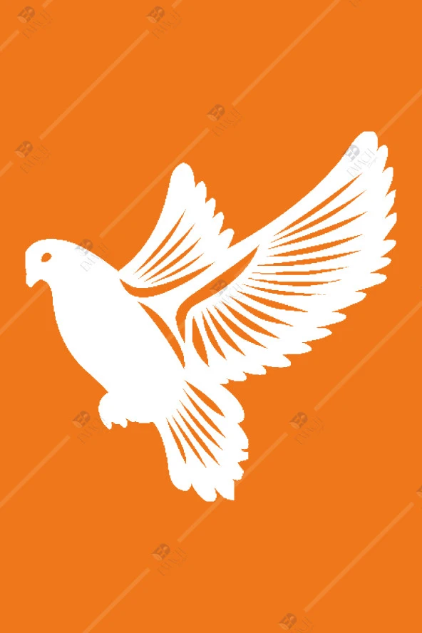 Zarif Güvercin Ahşap Duvar Dekorasyonu - Resim 3