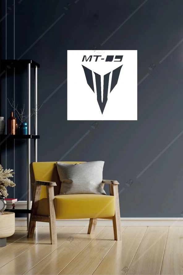 MT 09 Motosiklet Temalı Duvar Dekorasyonu Ahşap Lazer Kesim ürün görseli 1