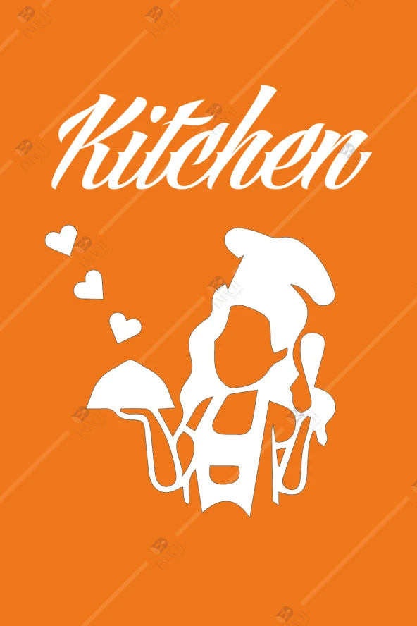 Kitchen Mutfak Duvar Dekorasyon Seti - Resim 2