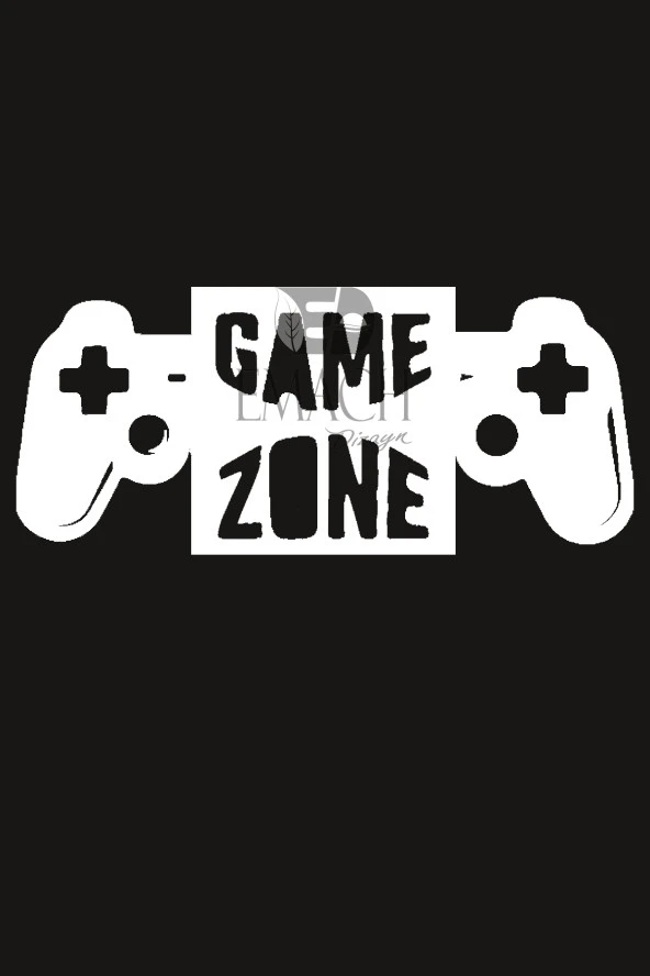 Game Zone Ahşap Duvar Dekorasyon 35X15 - Resim 3