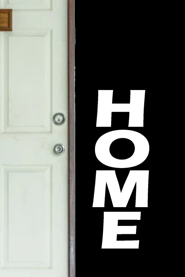 Home Yazılı 4'lü Duvar Dekoru Tablo ürün görseli 1