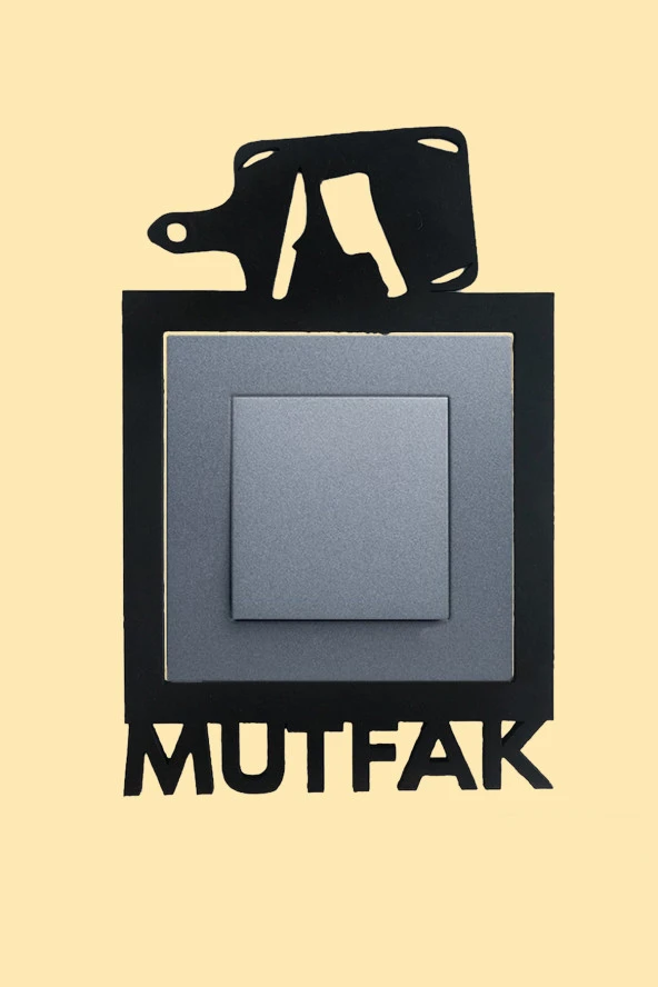 Mutfak Ahşap Priz Çerçevesi Dekorasyon - Resim 2