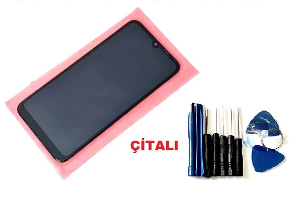 Tkgz - Y7 2019 Lcd Ekran Dokunmatik SİYAH (ÇITALI TAMİR SETİ) ürün görseli 1