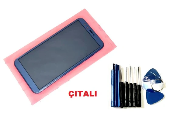 Tkgz Honor 9 LİTE Lcd Ekran Dokunmatik (ÇITALI TAMİR SETİ) MAVİ ürün görseli 1