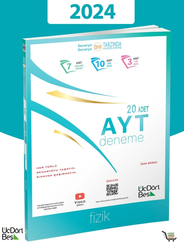 345-2024 Model 20'li AYT Fizik Denemesi ürün görseli 1