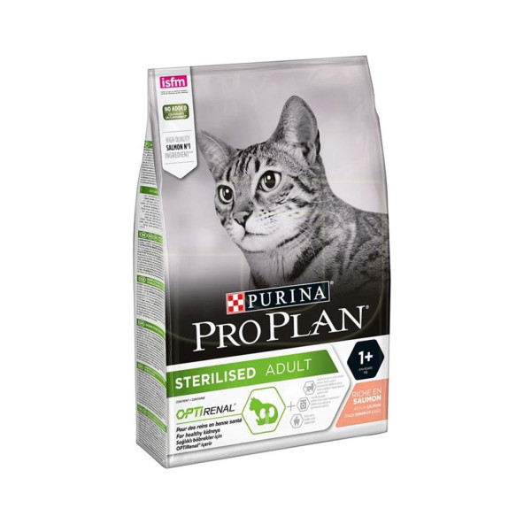 Proplan Kedi Sterilised Optirenal Somonlu 10 kg ürün görseli 1