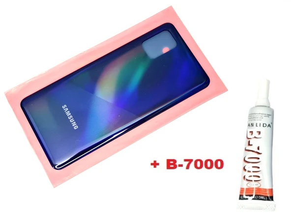 Samsung Galaxy A31 A315 Arka Pil Batarya Kapağı (B-7000) MAVİ ürün görseli 1
