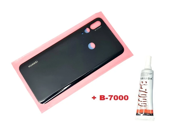 Tkgz - Y9 Prime 2019 Arka Pil Batarya Kapağı (B-7000) SİYAH ürün görseli 1