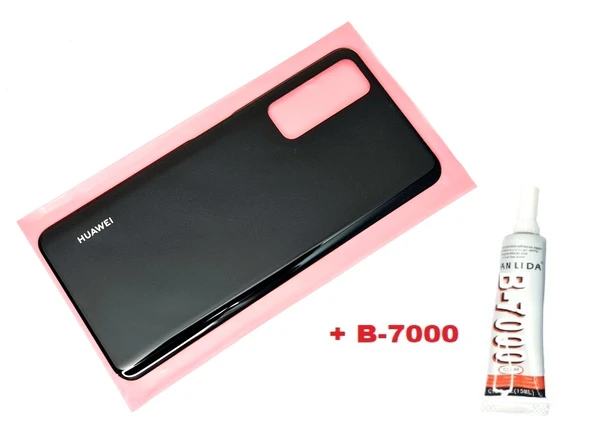 Tkgz - P Smart 2021 Arka Pil Batarya Kapağı (B-7000) SİYAH ürün görseli 1